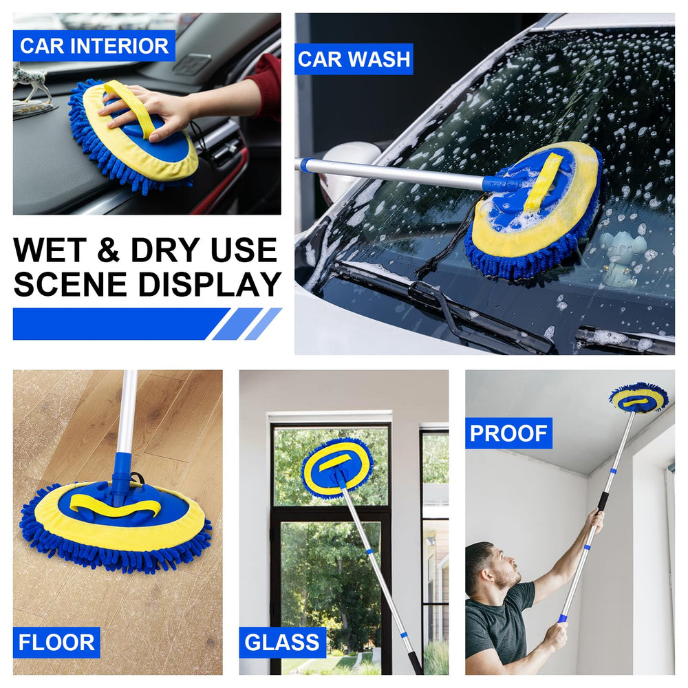 Ordenado anti-slip handle provides secure grip while scrubbing.