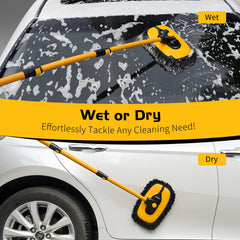 Ordenado rust-proof aluminum pole ensures durable scrubbing.
