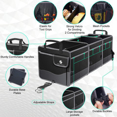 ORIENT FAMULAY trunk organizer reinforced base for durability on the go.