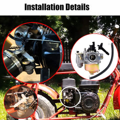 Oriental Power carburetor compatible with HT65/WR65 for consistent power