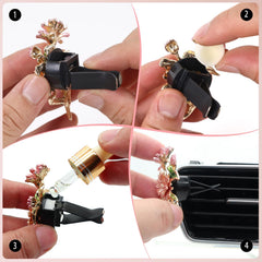 Oriesse refillable diffuser turtle clip lets you refresh fragrance
