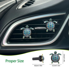 Oriesse sea turtle diffuser outlet for a subtle, fragrance-friendly driving experience