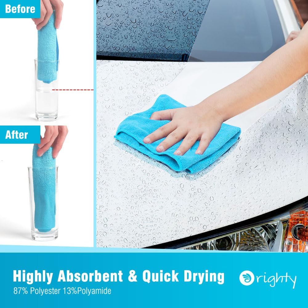Orighty multi-purpose cleaning cloths six-color set for home.