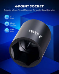 Durable black oxide coating resists corrosion during heavy use.