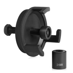 Orion Harmonic Balancer Puller assembly setup for easy damper removal.