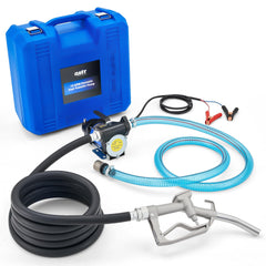 Orion Motor Tech 12V fuel transfer pump kit in action for fast, controlled fueling