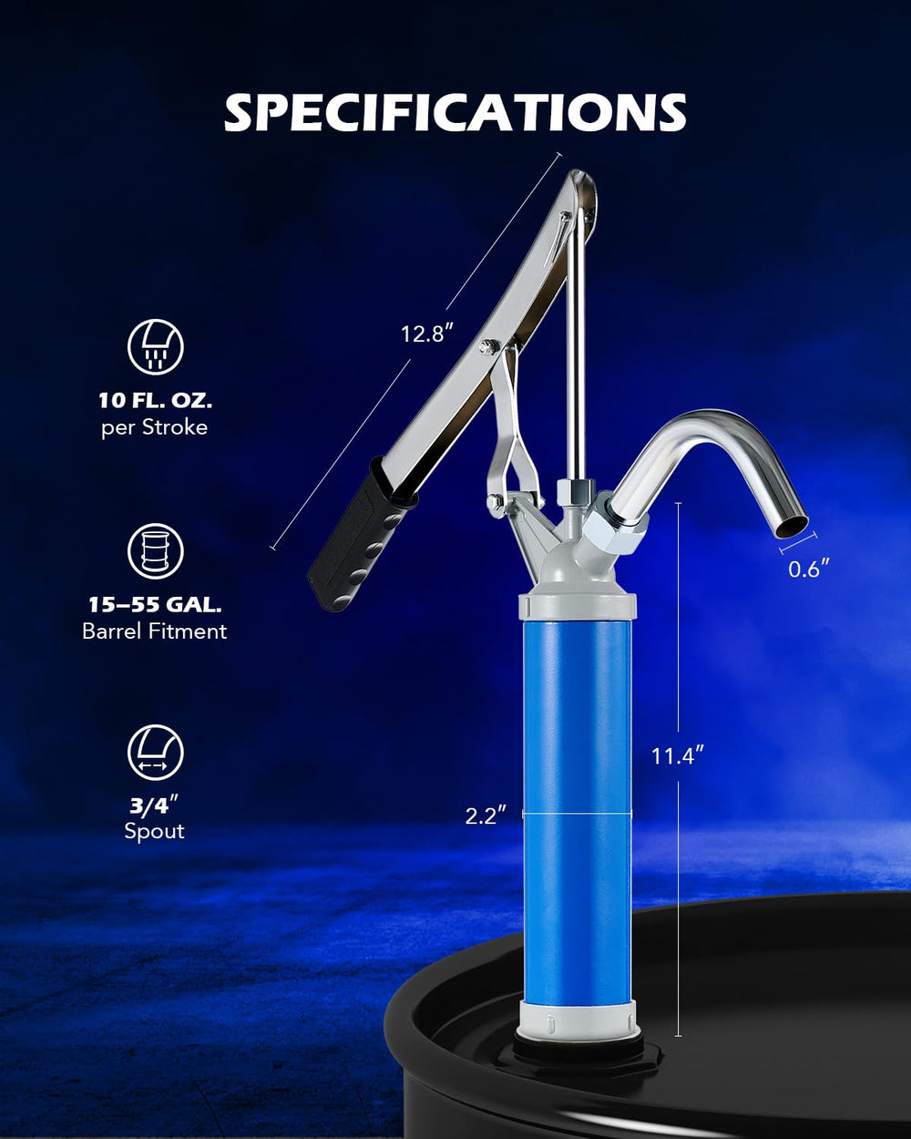 3/4 inch spout dispensing viscous liquids efficiently