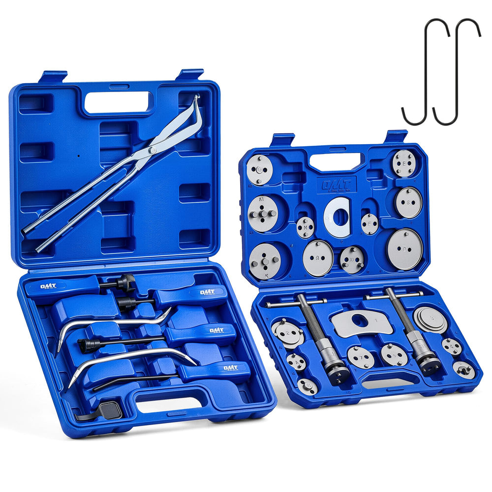 Orion Motor Tech 32pc brake tool case open, organized for quick access
