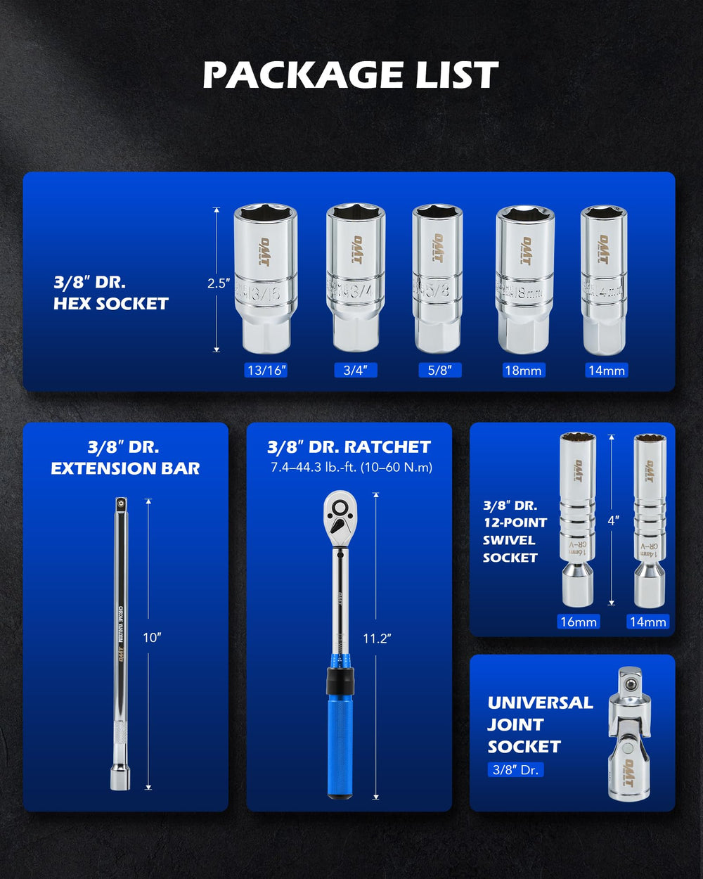 Orion Motor Tech 72-tooth ratchet enabling precise torque control