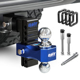 Orion Motor Tech adjustable trailer hitch in use on a pickup for flexible towing.