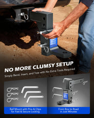 Orion Motor Tech hitch crafted from ASTM A36 steel for durability