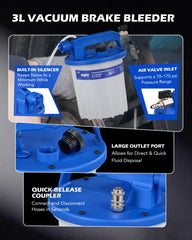 Orion Motor Tech bleed hose set with flexible connections for easy installation.