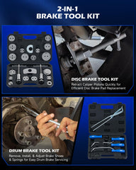 Orion Motor Tech brake caliper wind-back tool enabling efficient caliper service