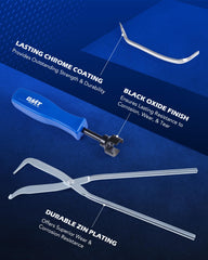 Orion Motor Tech retainer installer simplifies drum brake component placement.