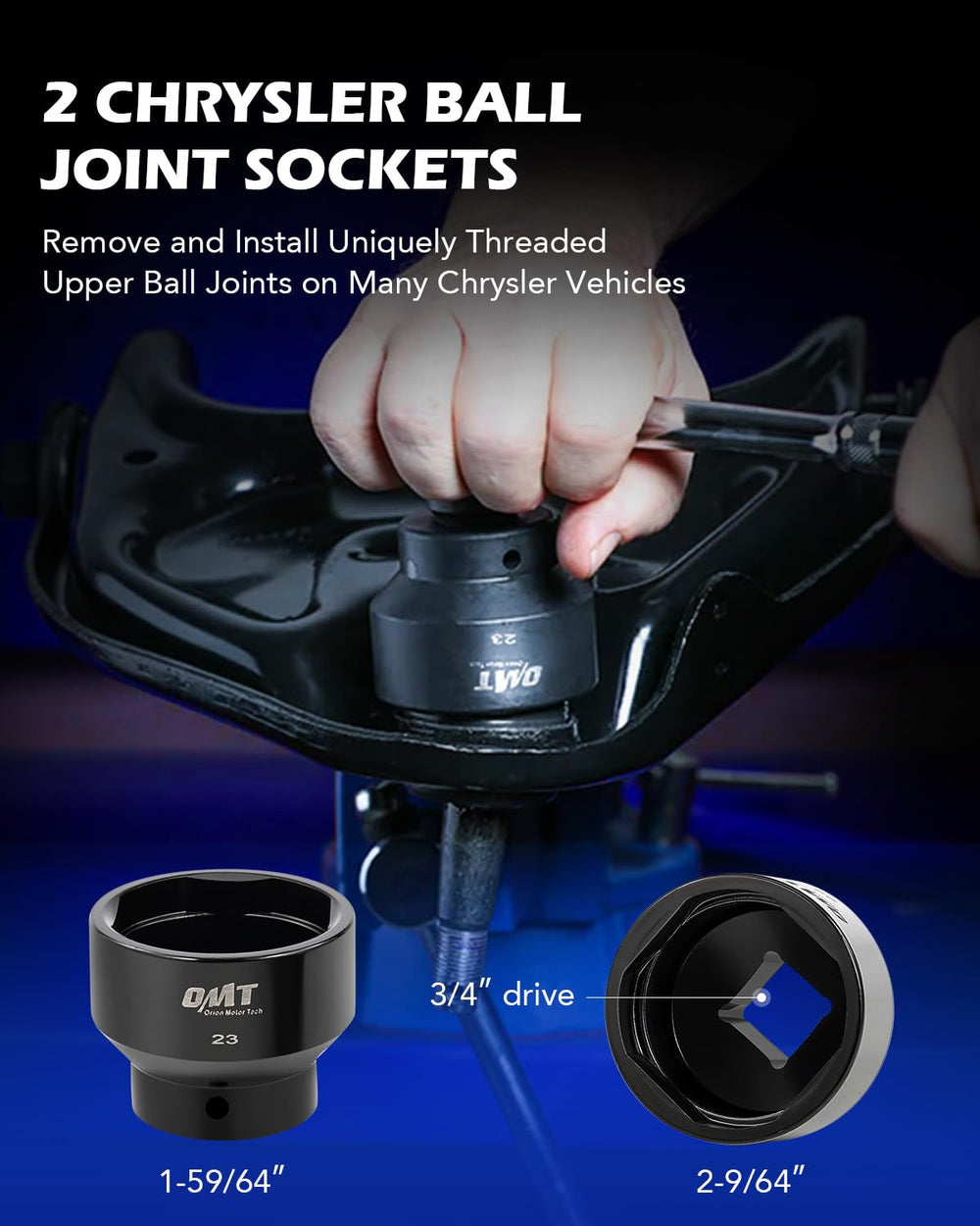 Orion Motor Tech c-frame-press-9in delivers controlled, even force.