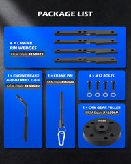 Orion Motor Tech cam gear puller ready for camshaft gear removal