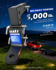 Orion Motor Tech Class III hitch supporting up to 5,000 pounds for sturdy towing