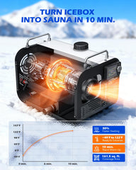 Orion Motor Tech CO alarm monitors air quality during heating.