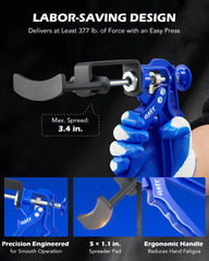 Orion Motor Tech corrosion resistant finish withstands tough shop environments.