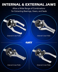 Orion Motor Tech cross blocks and cone jaws for precise jaw setup