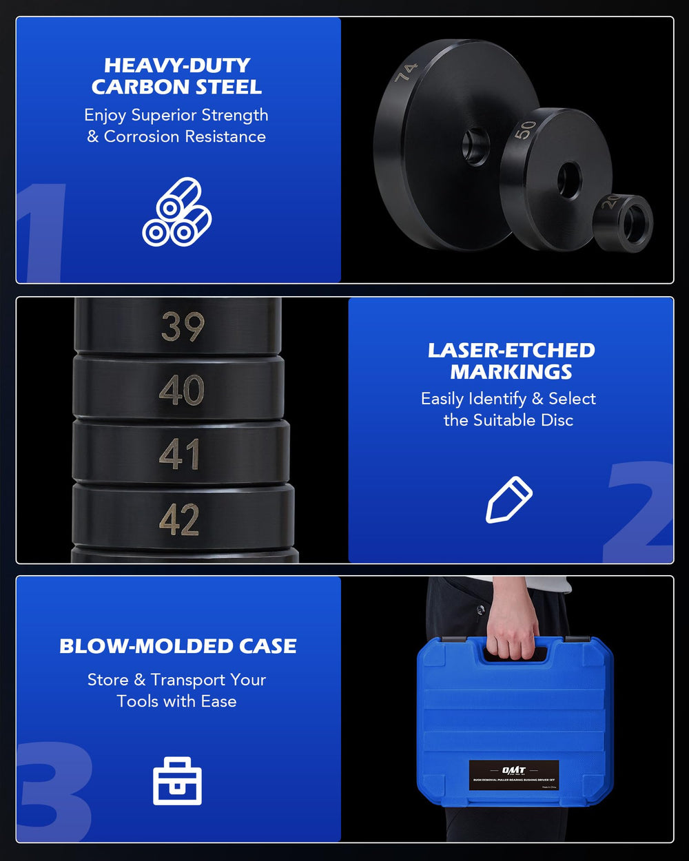 Orion Motor Tech custom case keeps tools organized and portable.