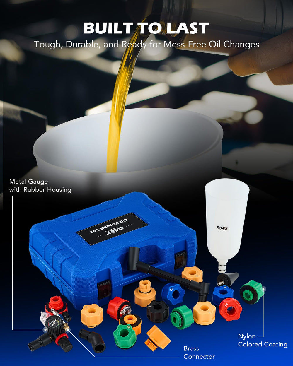 Orion Motor Tech custom molded case keeps all components organized between jobs