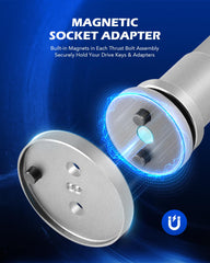 Orion Motor Tech disc brake tools with adapters supporting broad vehicle compatibility