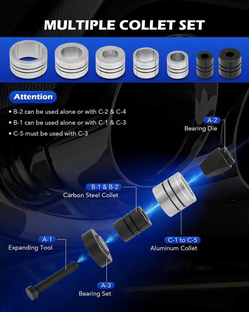 Orion Motor Tech durable steel construction for rugged, long-lasting use