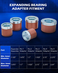 Orion Motor Tech extension and centering cone aiding precise installation.