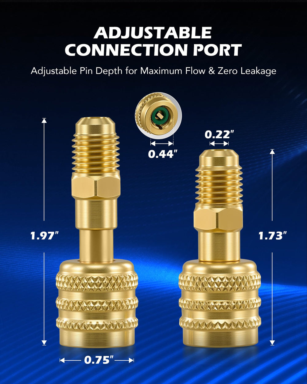 Orion Motor Tech forged brass fittings stand up to heavy use and high pressures.
