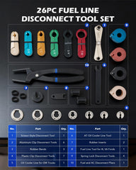 Orion Motor Tech fuel line removers enabling easy disconnects in tight spaces