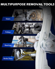 Orion Motor Tech Gear Puller Set with 6-inch puller for heavy-duty gear and flywheel removal