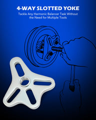 Orion Motor Tech gear pulley removal with universal tool set under hood