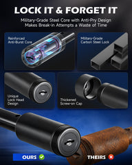 Orion Motor Tech hardened steel pin resists bending for reliable towing