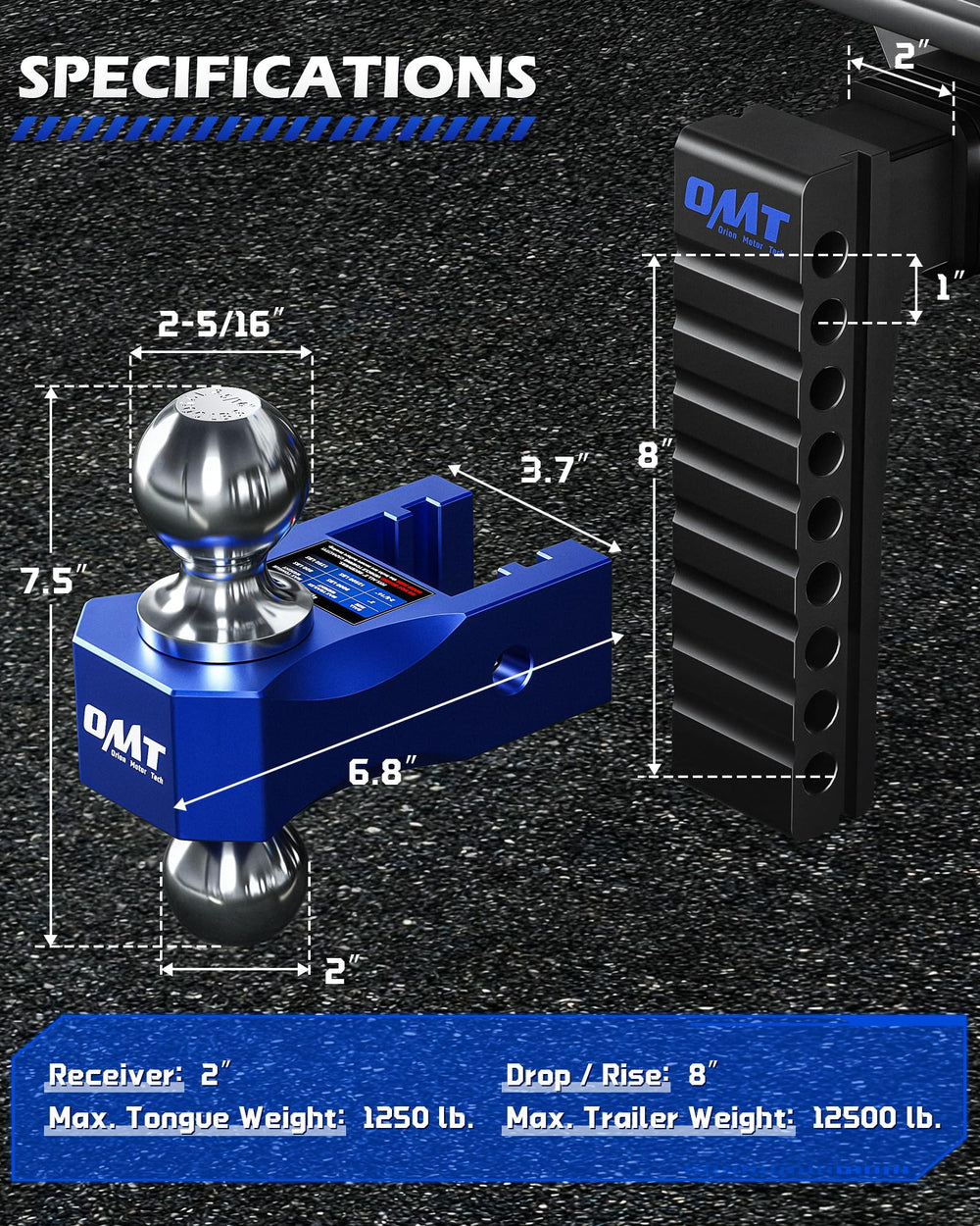 Orion Motor Tech anti-theft pins add security during road trips