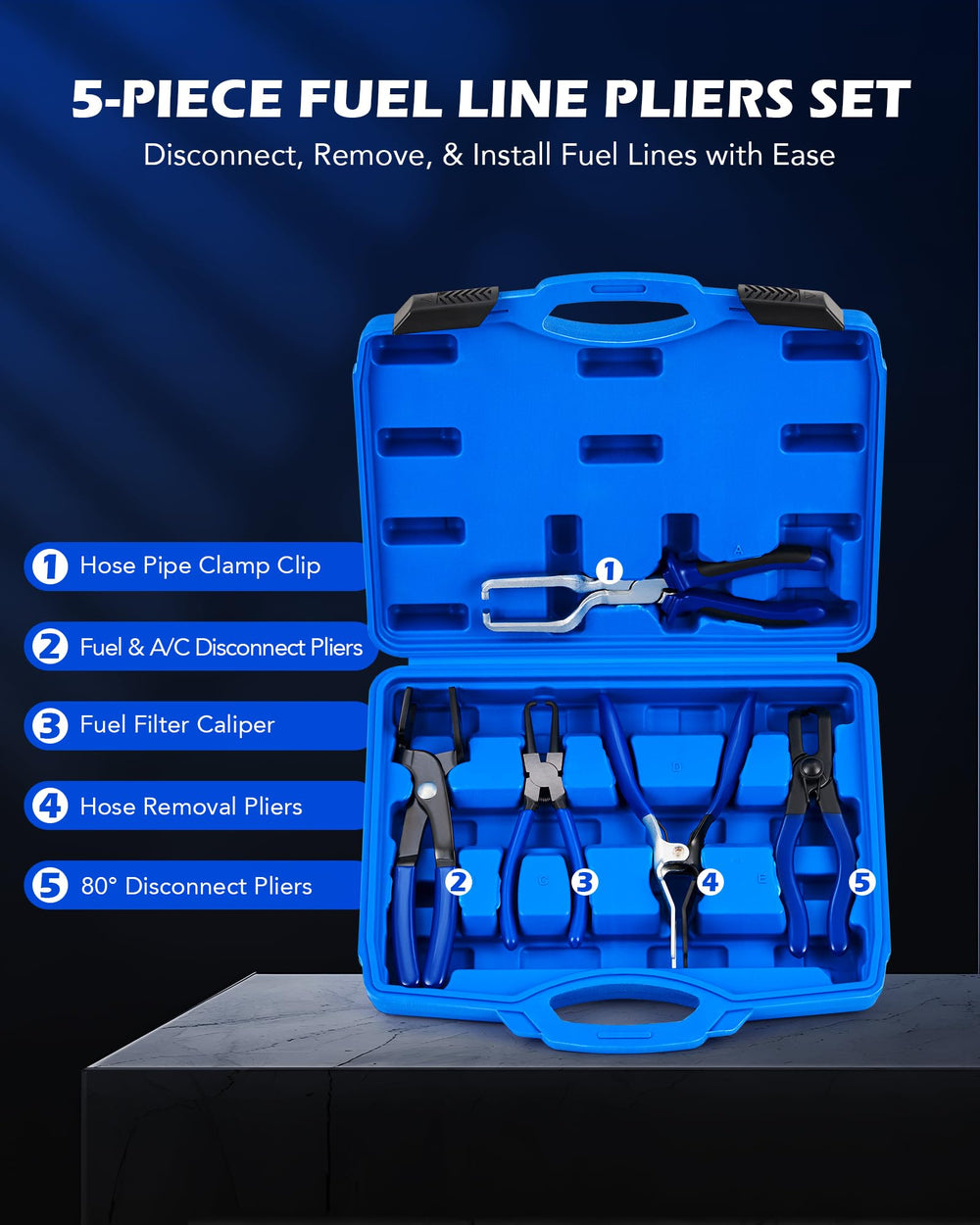 Orion Motor Tech hose removal pliers for radiator and water system tasks