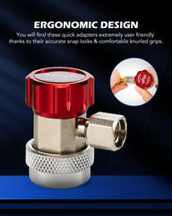 Orion Motor Tech HP and LP connectors support safe high and low pressure connections