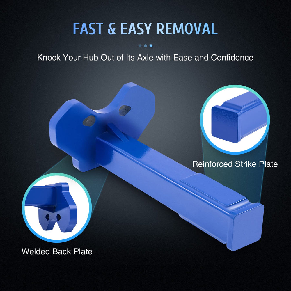 Orion Motor Tech hub buster tool – carbon steel with welded back plate and corrosion-proof coating.