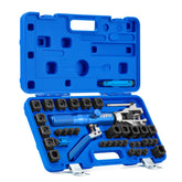 Orion Motor Tech hydraulic flaring tool kit in rugged case for portable repairs.