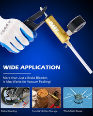 Orion Motor Tech pressure gauge aids precise bleeding feedback.