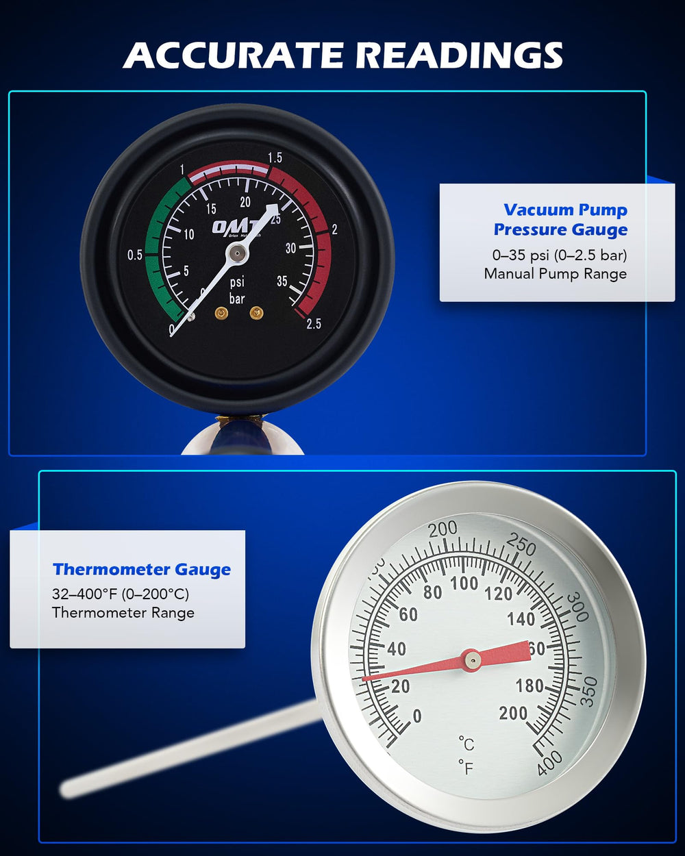 Orion Motor Tech included wrench and O-rings simplify maintenance tasks.