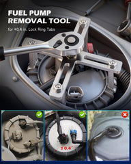 Orion tool demonstrates lock ring capture across the 3.3 to 7.2 inch range.