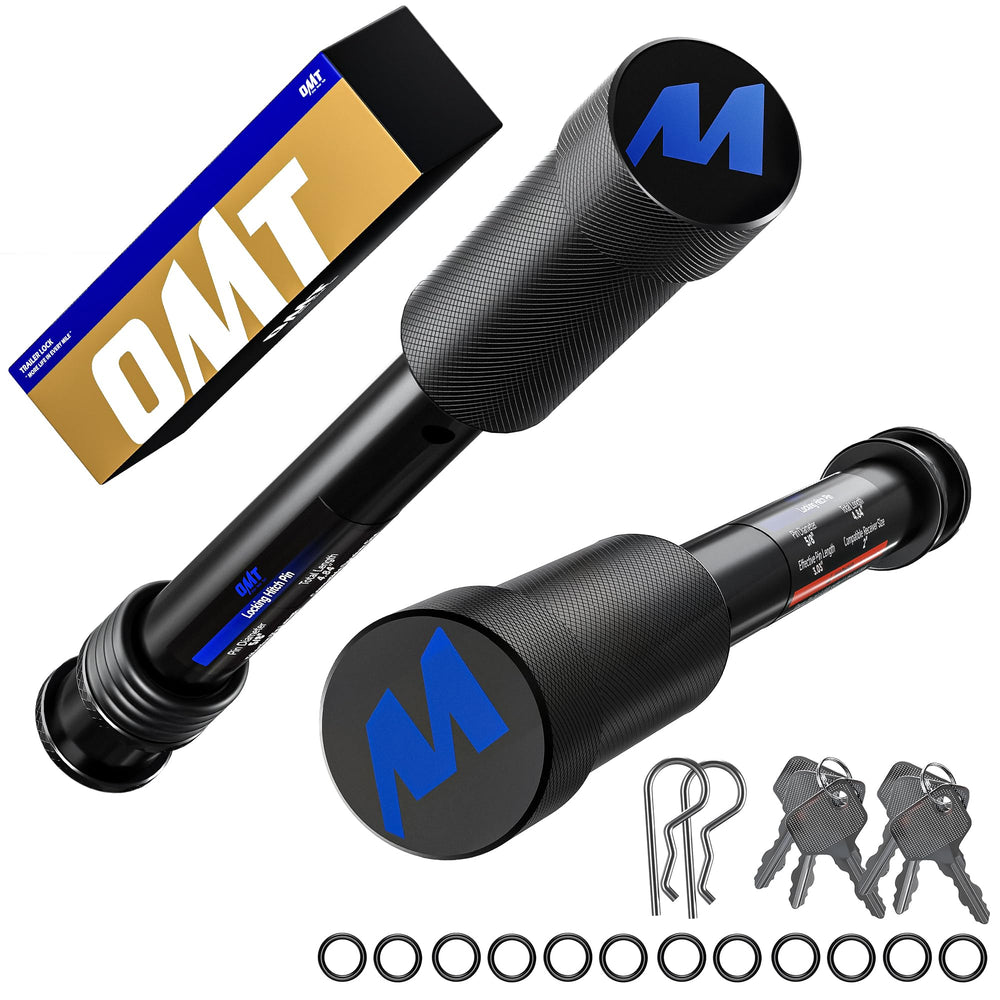 Orion Motor Tech locking hitch pin for 2in receiver secures your trailer quickly