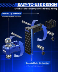 Orion Motor Tech locking pins deter theft while keeping the trailer aligned