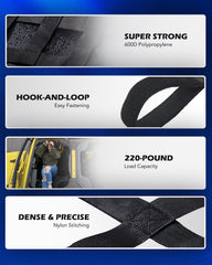 Orion Motor Tech 600D material resists wear and exposure.