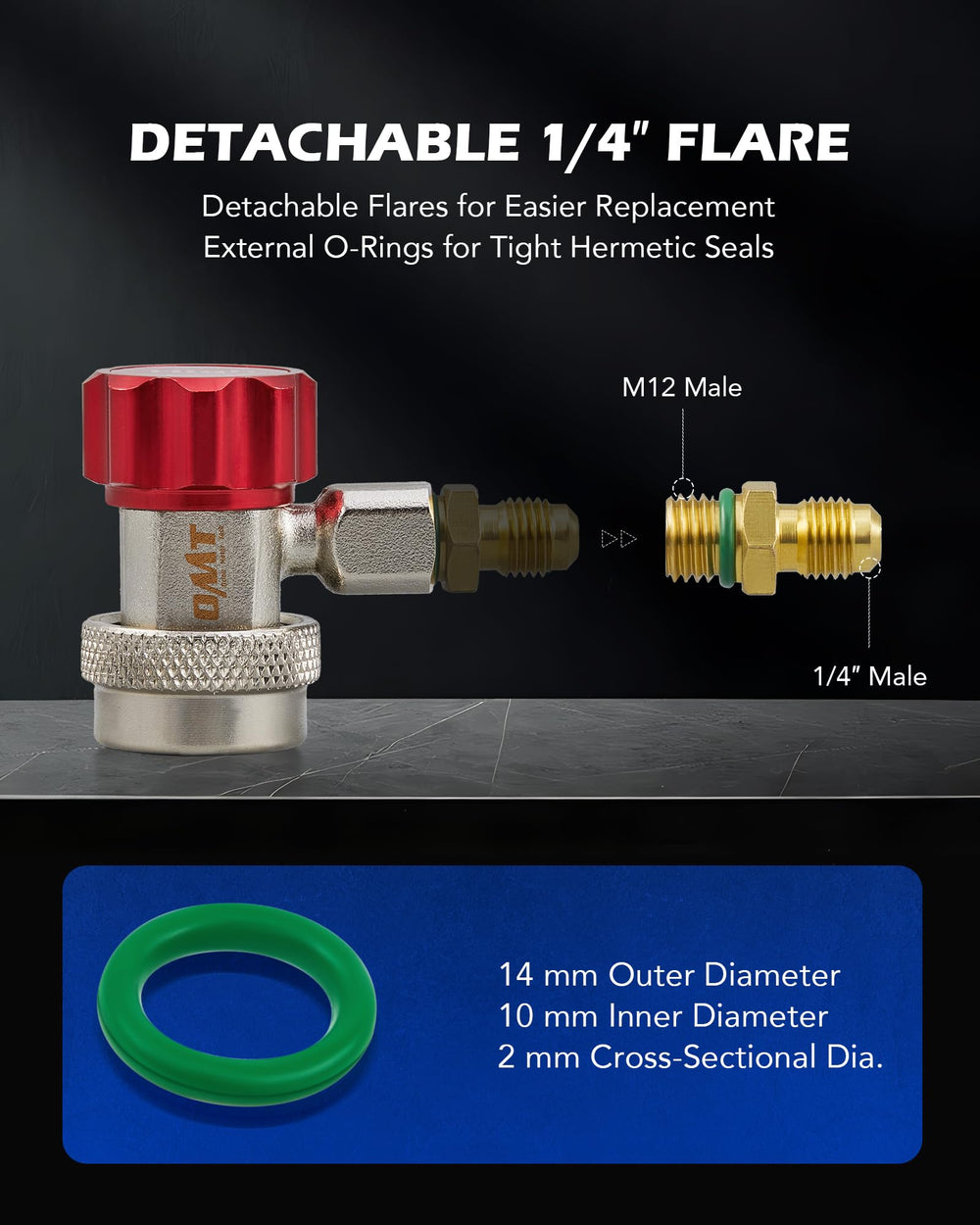 Orion Motor Tech O-rings seal to help minimize refrigerant leakage