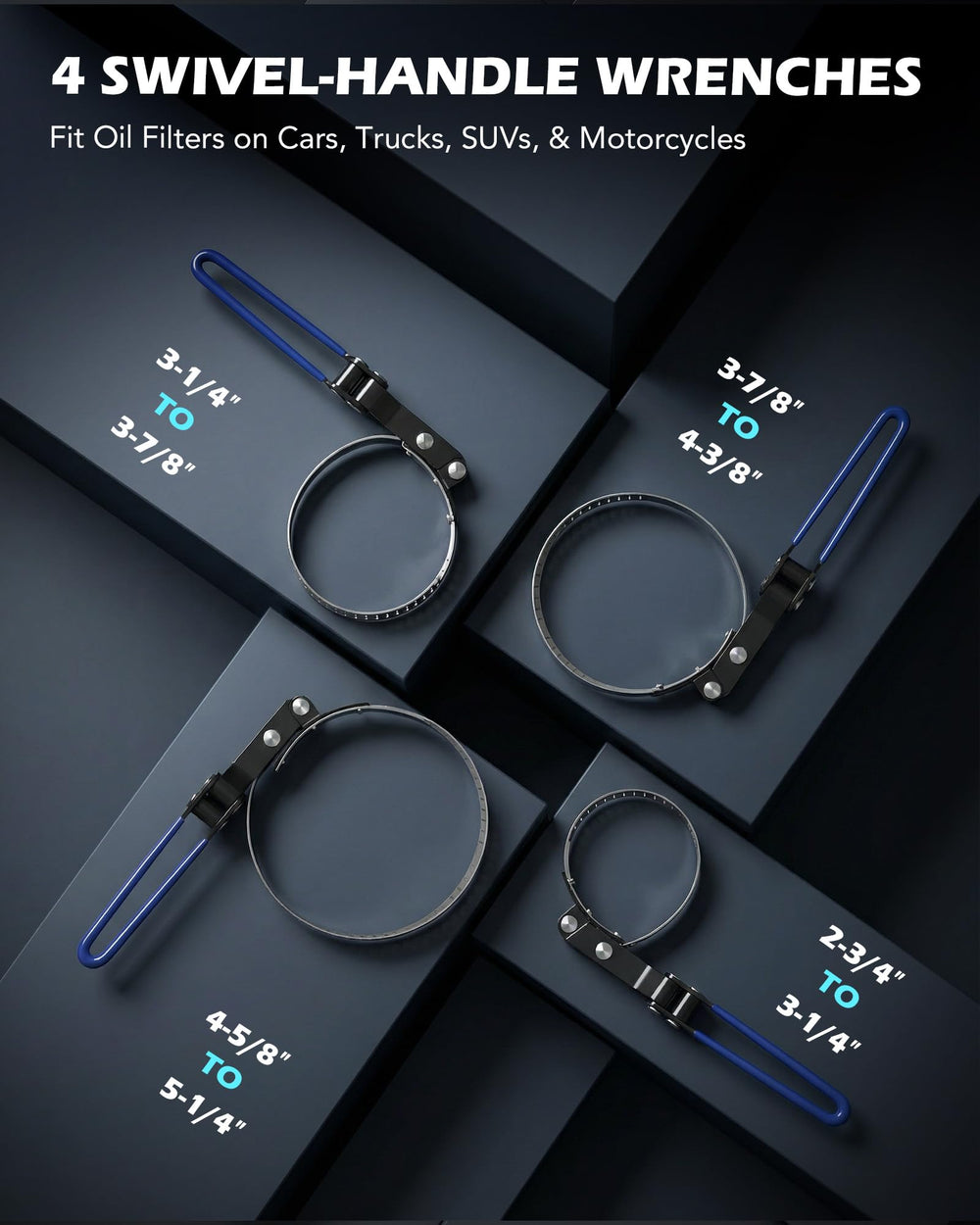 64mm socket included with Orion Motor Tech oil filter wrench set.