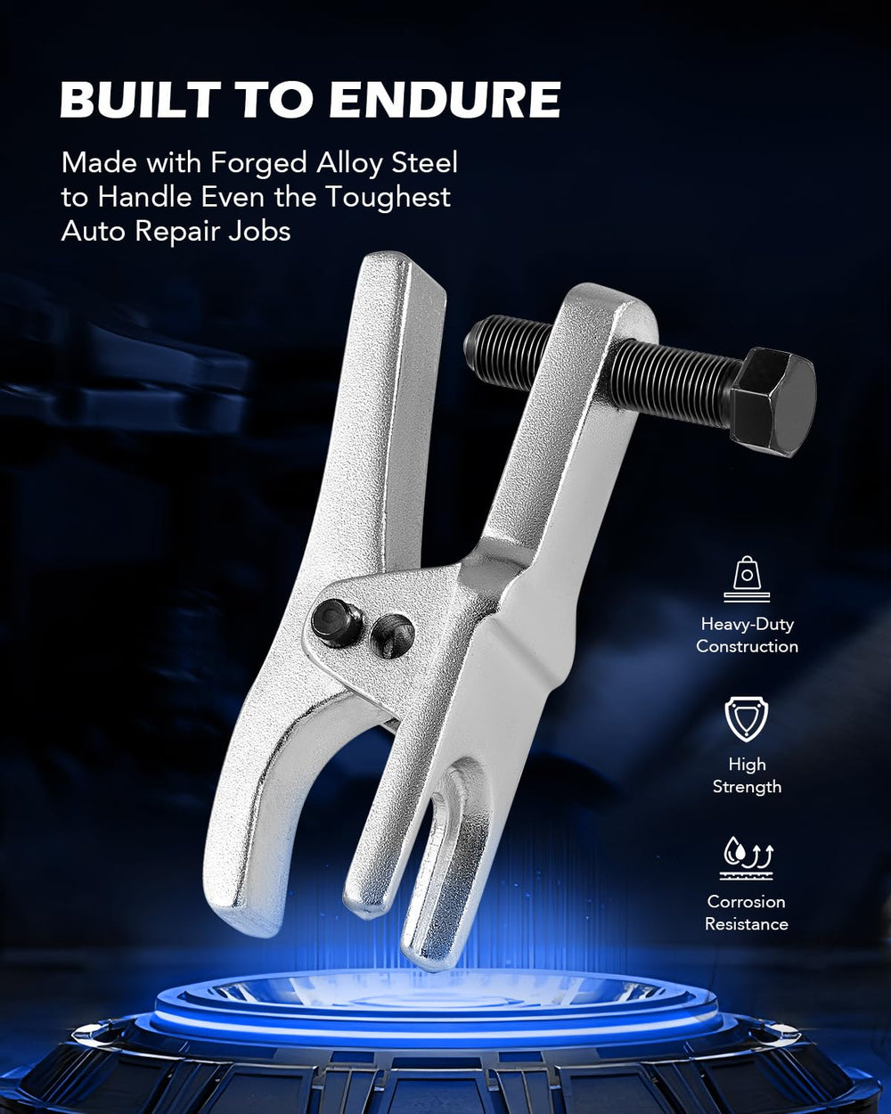 Orion Motor Tech OMT pitman arm puller ready for use on vehicles