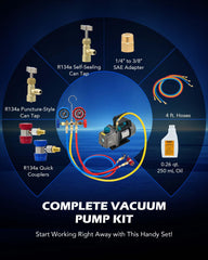 Orion Motor Tech R134a taps and quick couplers enhance leak-free refrigerant charging