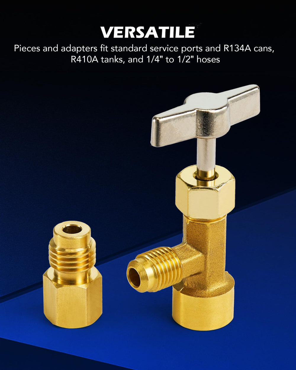 Orion Motor Tech R410A 2-pack adapters for mini-splits and modern systems